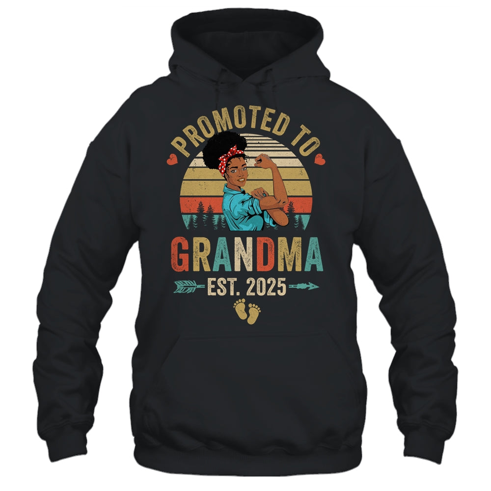 Promoted To Grandma Est 2025 Vintage First Time Grandma Shirt & Tank Top | siriusteestore