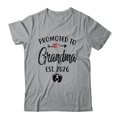 Promoted To Grandma Est 2026 First Time Mothers Day Shirt & Hoodie | siriusteestore