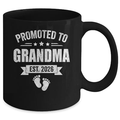 Promoted To Grandma Est 2026 Mothers Day First Time New Mug | siriusteestore