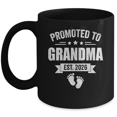Promoted To Grandma Est 2026 Mothers Day First Time New Mug | siriusteestore