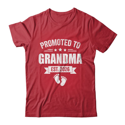 Promoted To Grandma Est 2026 Mothers Day First Time New Shirt & Hoodie | siriusteestore