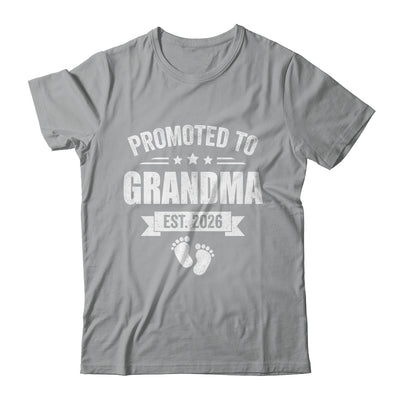 Promoted To Grandma Est 2026 Mothers Day First Time New Shirt & Hoodie | siriusteestore