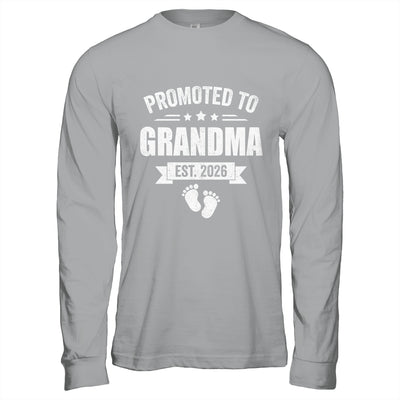 Promoted To Grandma Est 2026 Mothers Day First Time New Shirt & Hoodie | siriusteestore