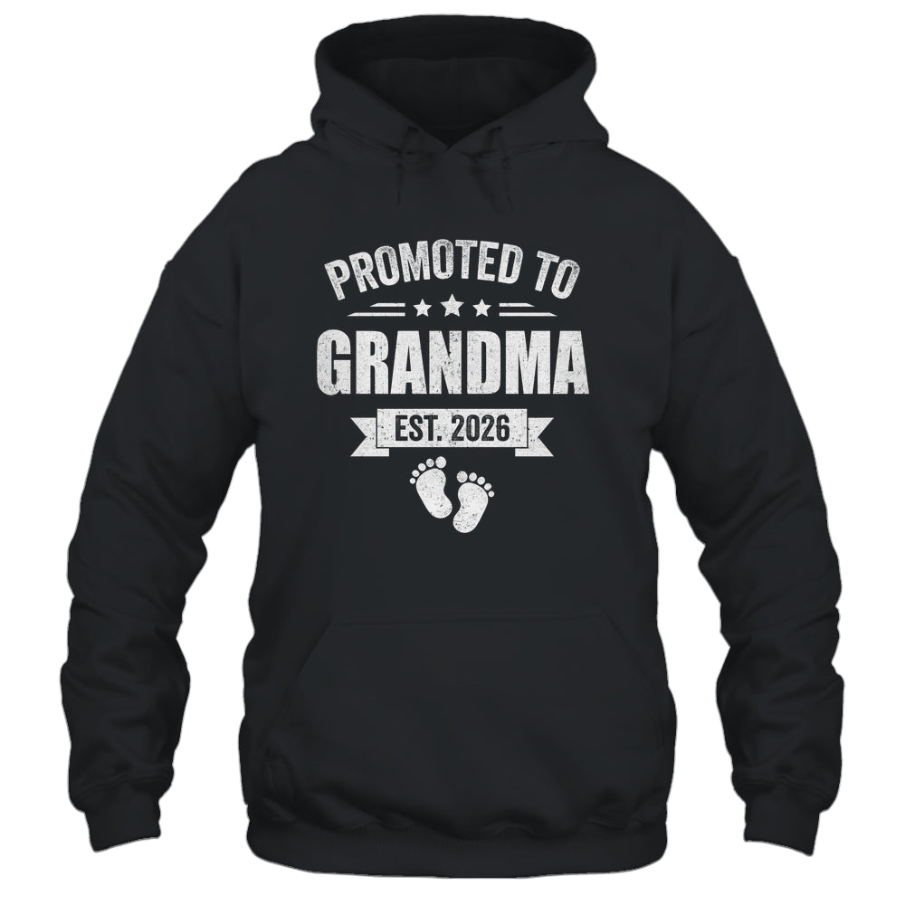 Promoted To Grandma Est 2026 Mothers Day First Time New Shirt & Hoodie | siriusteestore