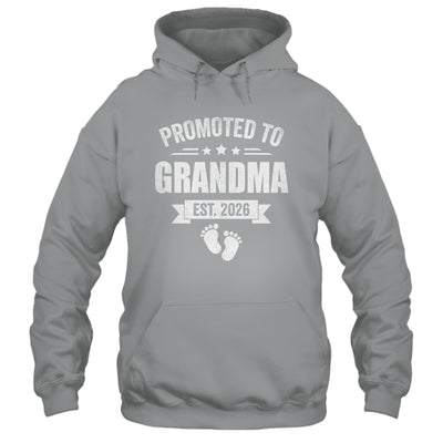 Promoted To Grandma Est 2026 Mothers Day First Time New Shirt & Hoodie | siriusteestore