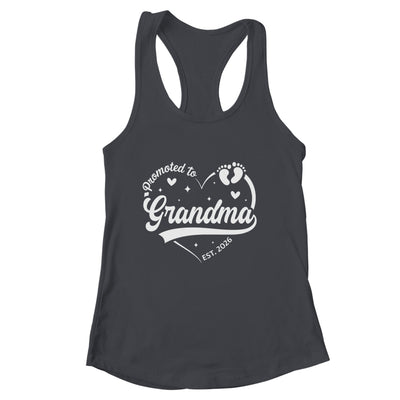 Promoted To Grandma Est 2026 Soon To Be New Grandmom Heart Shirt & Tank Top | siriusteestore