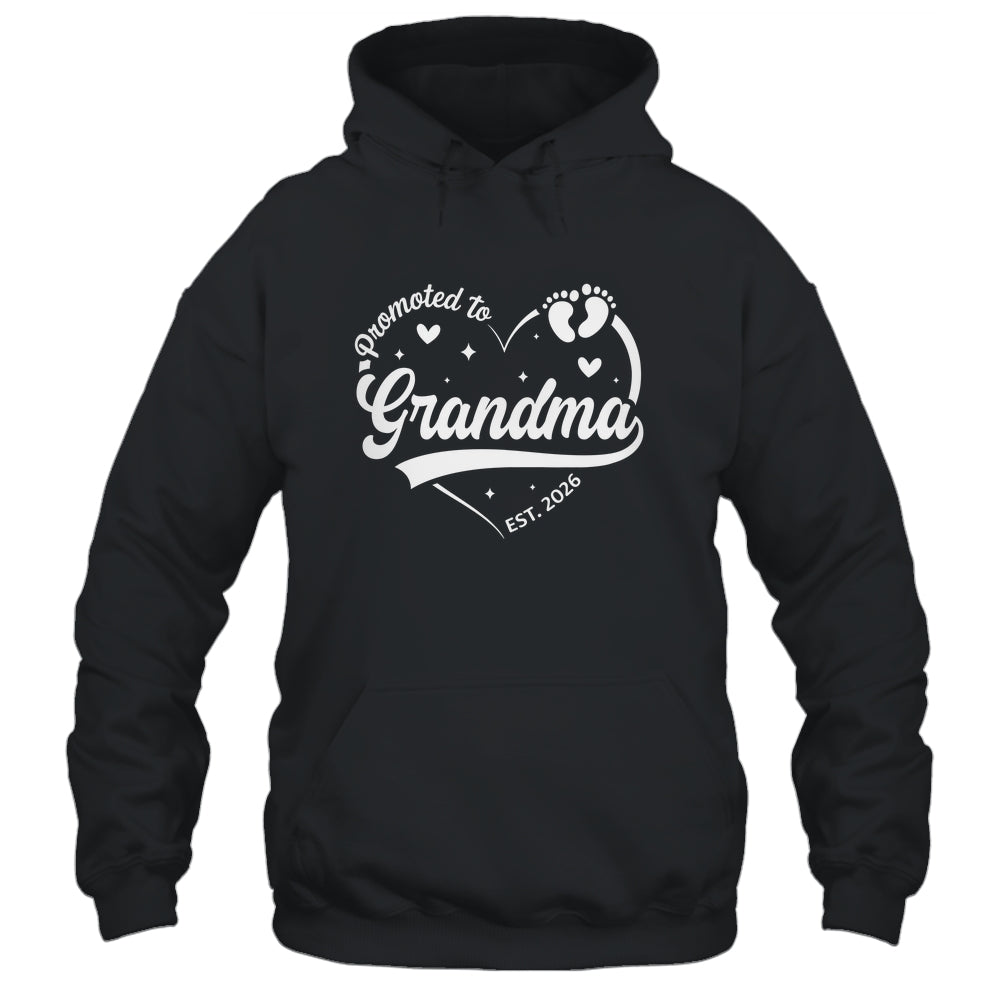 Promoted To Grandma Est 2026 Soon To Be New Grandmom Heart Shirt & Tank Top | siriusteestore