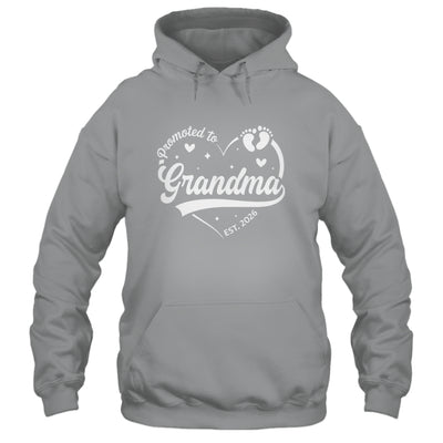 Promoted To Grandma Est 2026 Soon To Be New Grandmom Heart Shirt & Tank Top | siriusteestore
