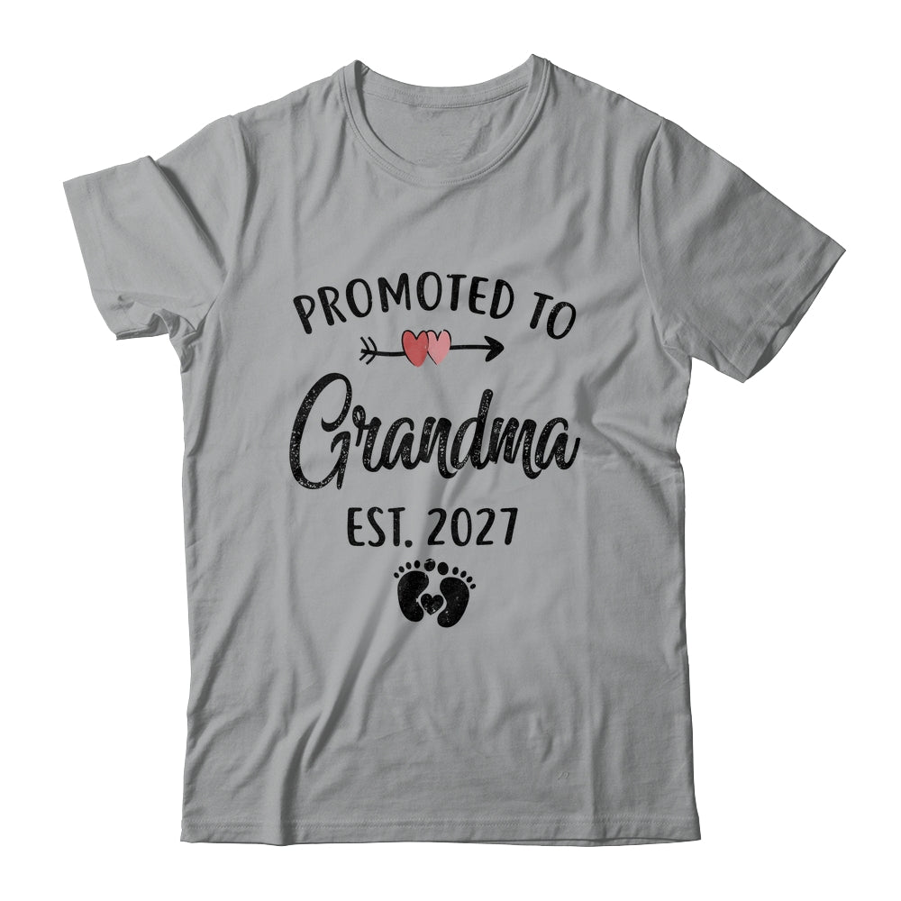 Promoted To Grandma Est 2027 First Time Mothers Day Shirt & Hoodie | siriusteestore