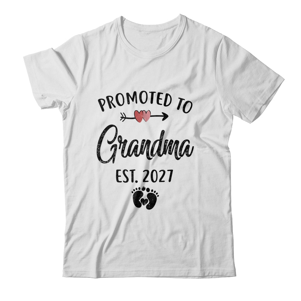 Promoted To Grandma Est 2027 First Time Mothers Day Shirt & Hoodie | siriusteestore
