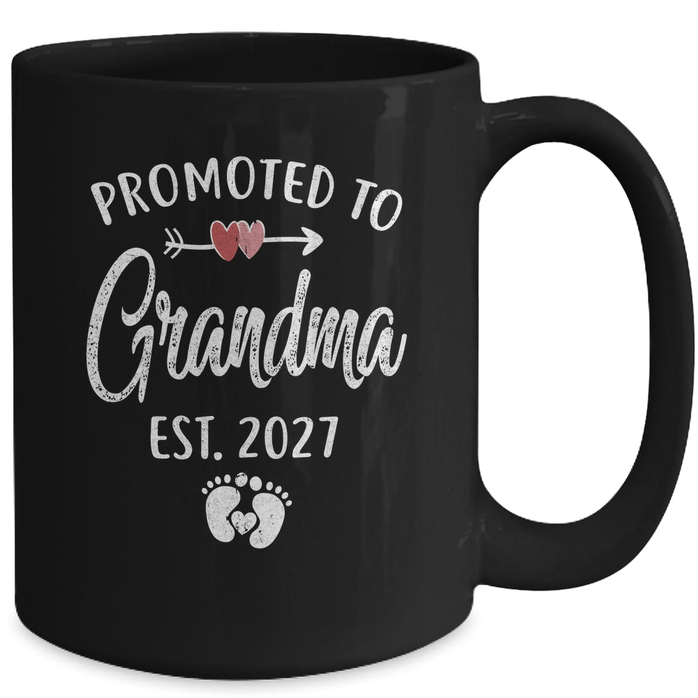 Promoted To Grandma Est 2027 Funny First Time Mothers Day Mug | siriusteestore
