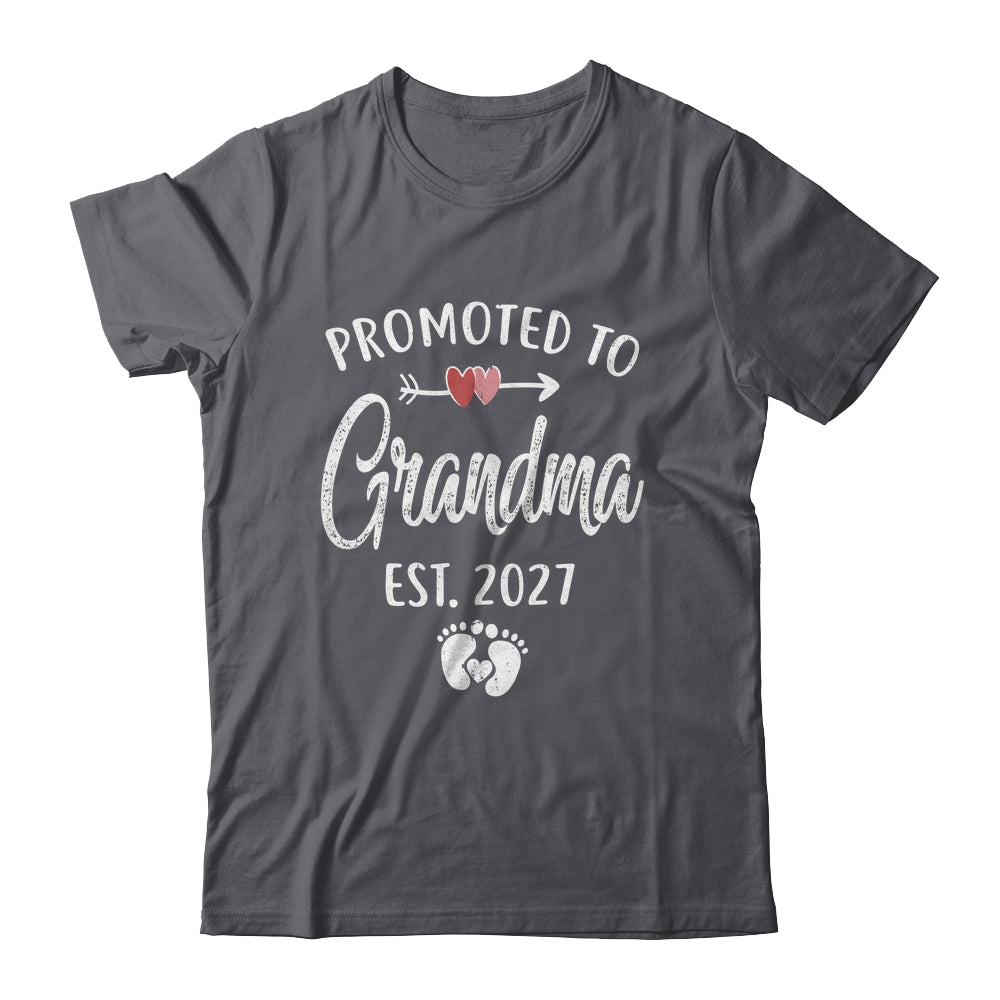 Promoted To Grandma Est 2027 Funny First Time Mothers Day Shirt & Hoodie | siriusteestore