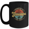 Promoted To Grandpa 2025 Pregnancy New First Grandpa Retro Mug | siriusteestore
