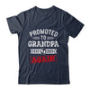 Promoted To Grandpa Again 2025 Pregnancy Announcement Shirt & Hoodie | siriusteestore