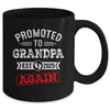 Promoted To Grandpa Again 2025 Pregnancy Announcement Mug | siriusteestore