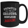 Promoted To Grandpa Again 2025 Pregnancy Announcement Mug | siriusteestore