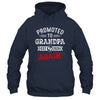 Promoted To Grandpa Again 2026 Pregnancy Announcement Shirt & Hoodie | siriusteestore