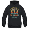 Promoted To Grandpa Est 2025 Fathers Day Vintage Shirt & Hoodie | siriusteestore