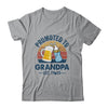 Promoted To Grandpa Est 2025 First Time Fathers Day Vintage Shirt & Hoodie | siriusteestore
