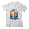 Promoted To Grandpa Est 2025 First Time Fathers Day Vintage Shirt & Hoodie | siriusteestore