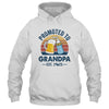 Promoted To Grandpa Est 2025 First Time Fathers Day Vintage Shirt & Hoodie | siriusteestore
