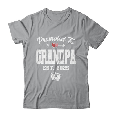 Promoted To Grandpa Est 2025 Funny First Time Fathers Day Shirt & Hoodie | siriusteestore