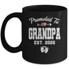 Promoted To Grandpa Est 2025 Funny First Time Fathers Day Mug | siriusteestore