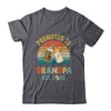Promoted To Grandpa Est 2025 Vintage New Fathers Day Shirt & Hoodie | siriusteestore
