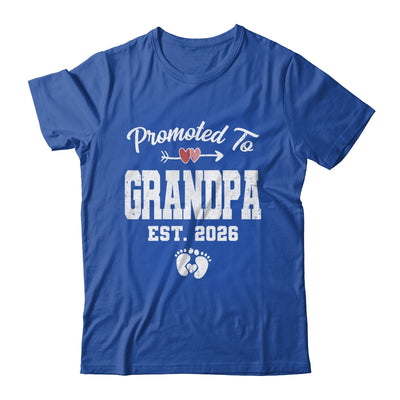 Promoted To Grandpa Est 2026 Funny First Time Fathers Day Shirt & Hoodie | siriusteestore