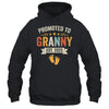 Promoted To Granny 2025 Retro Soon To Be Granny Est 2025 Shirt & Hoodie | siriusteestore