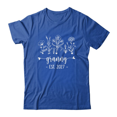 Promoted To Granny 2027 Pregnancy Announcement Floral Shirt & Tank Top | siriusteestore