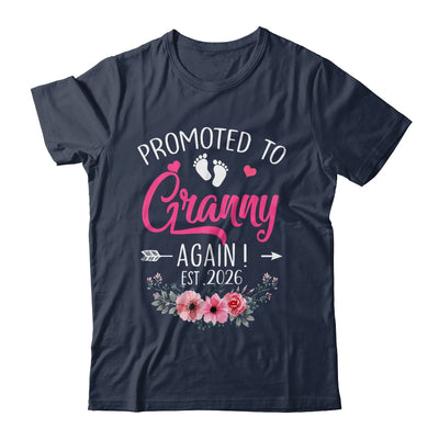 Promoted To Granny Again Est 2026 Mothers Day Shirt & Tank Top | siriusteestore