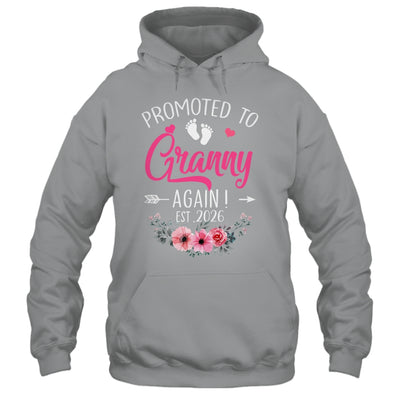Promoted To Granny Again Est 2026 Mothers Day Shirt & Tank Top | siriusteestore