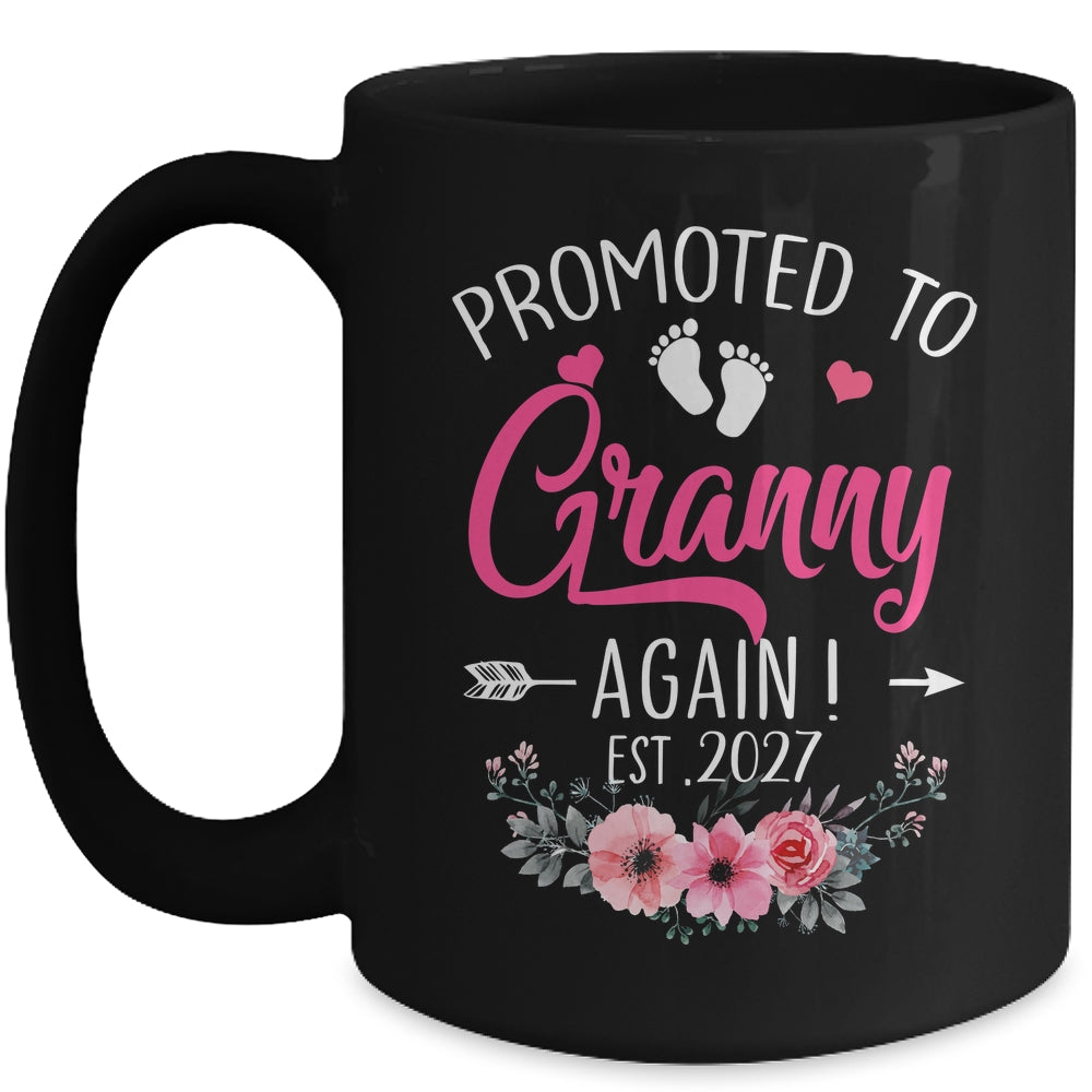 Promoted To Granny Again Est 2027 Mothers Day Mug | siriusteestore