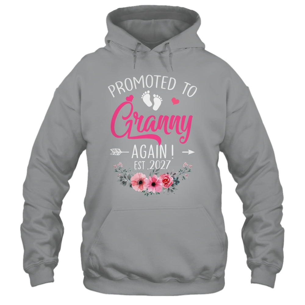Promoted To Granny Again Est 2027 Mothers Day Shirt & Tank Top | siriusteestore