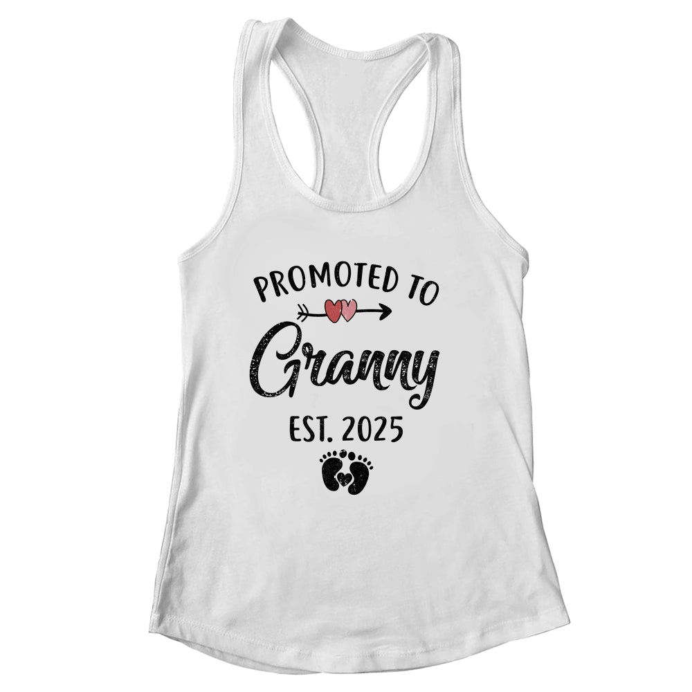 Promoted To Granny Est 2025 First Time Mothers Day Shirt & Tank Top | siriusteestore
