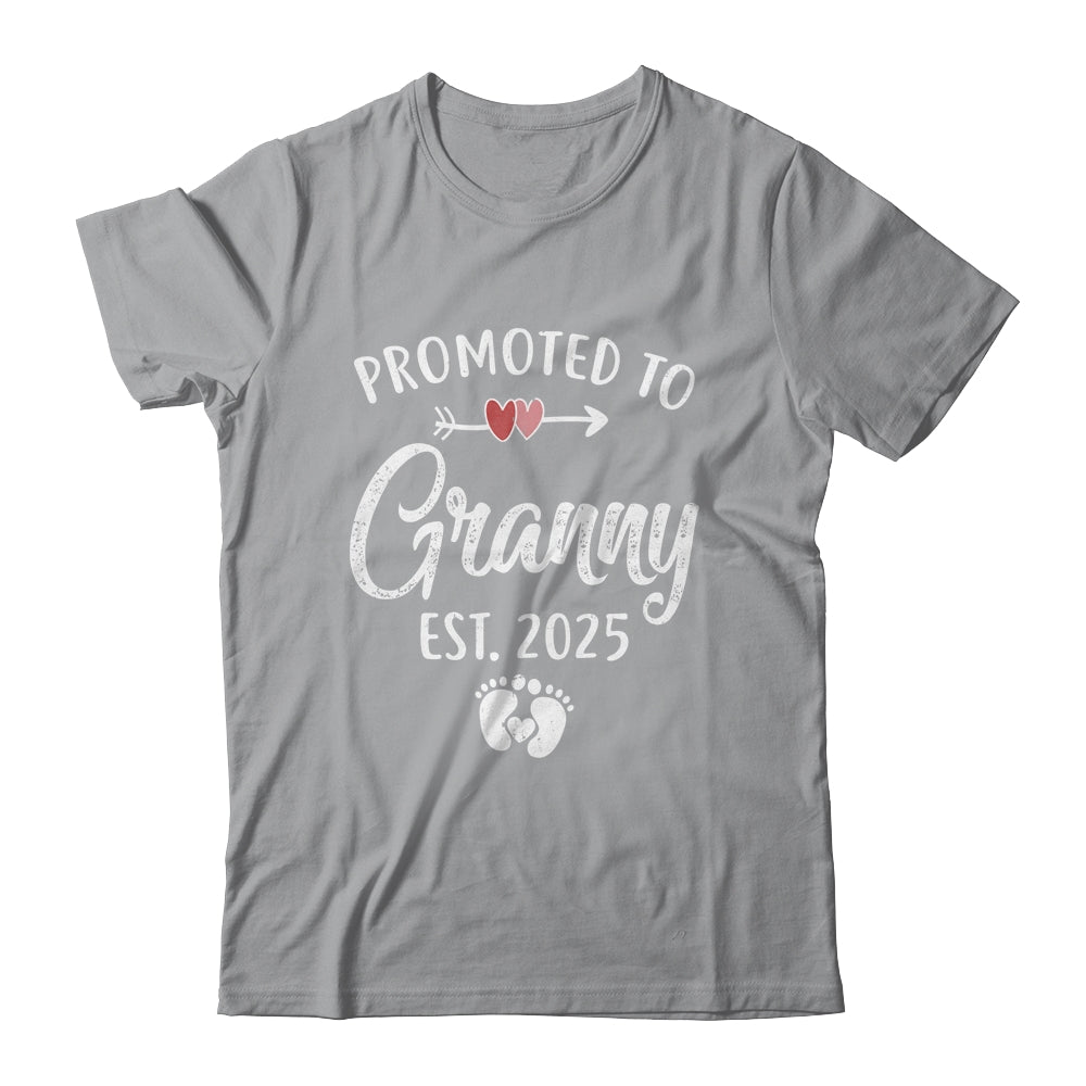 Promoted To Granny Est 2025 Funny First Time Mothers Day Shirt & Tank Top | siriusteestore