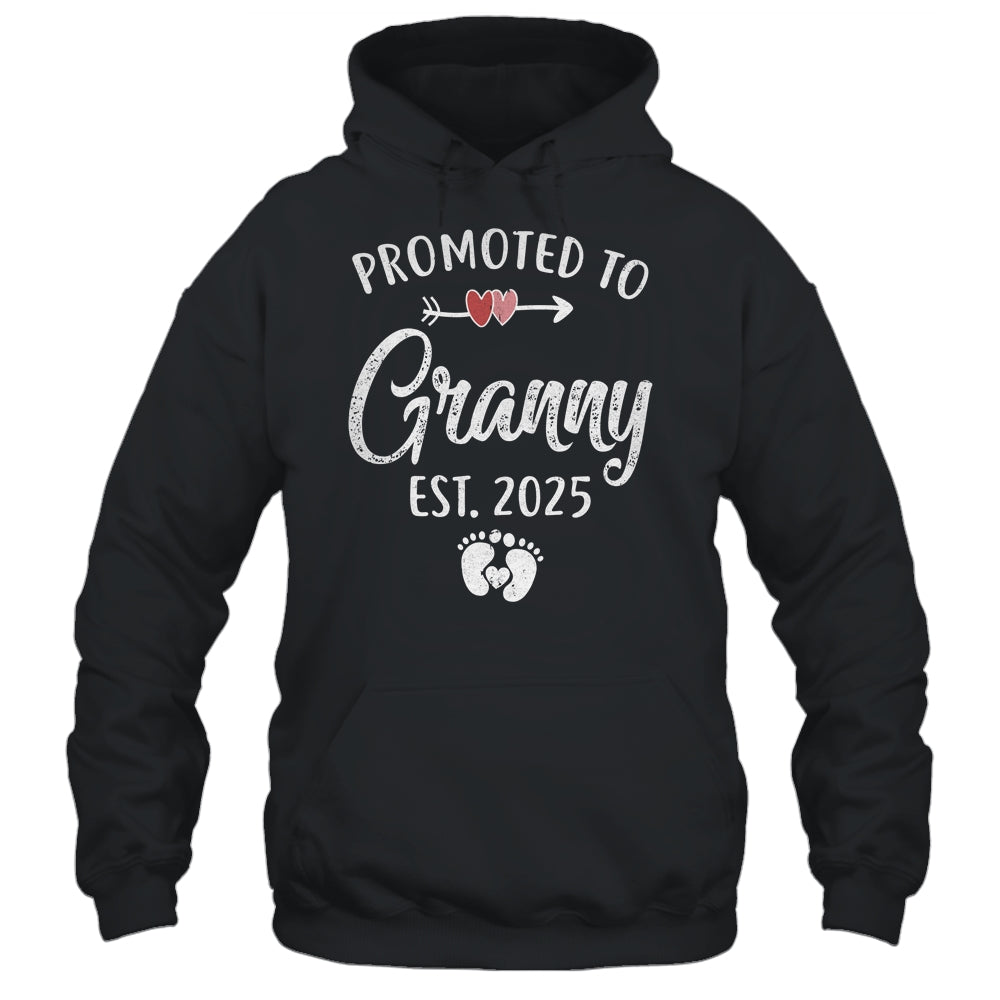 Promoted To Granny Est 2025 Funny First Time Mothers Day Shirt & Tank Top | siriusteestore