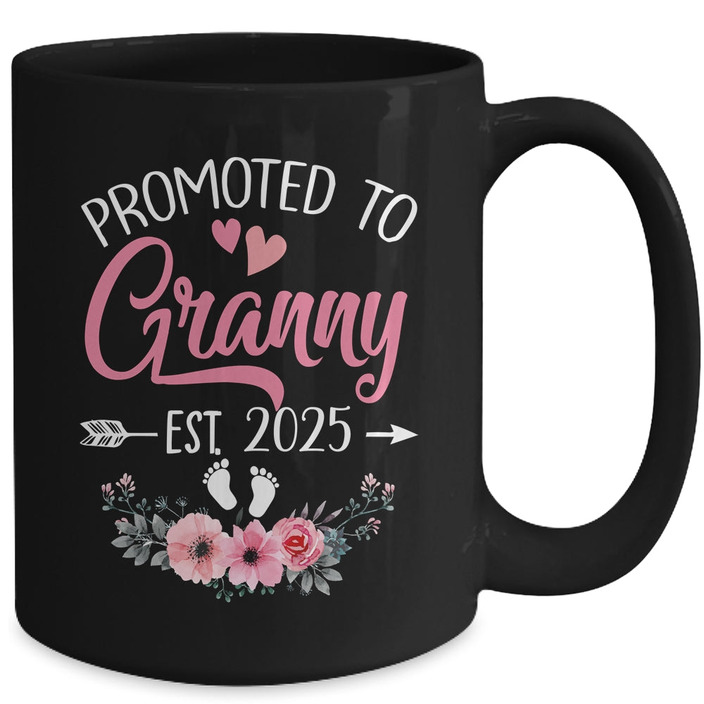 Promoted To Granny Est 2025 Mothers Day First Time Mug | siriusteestore