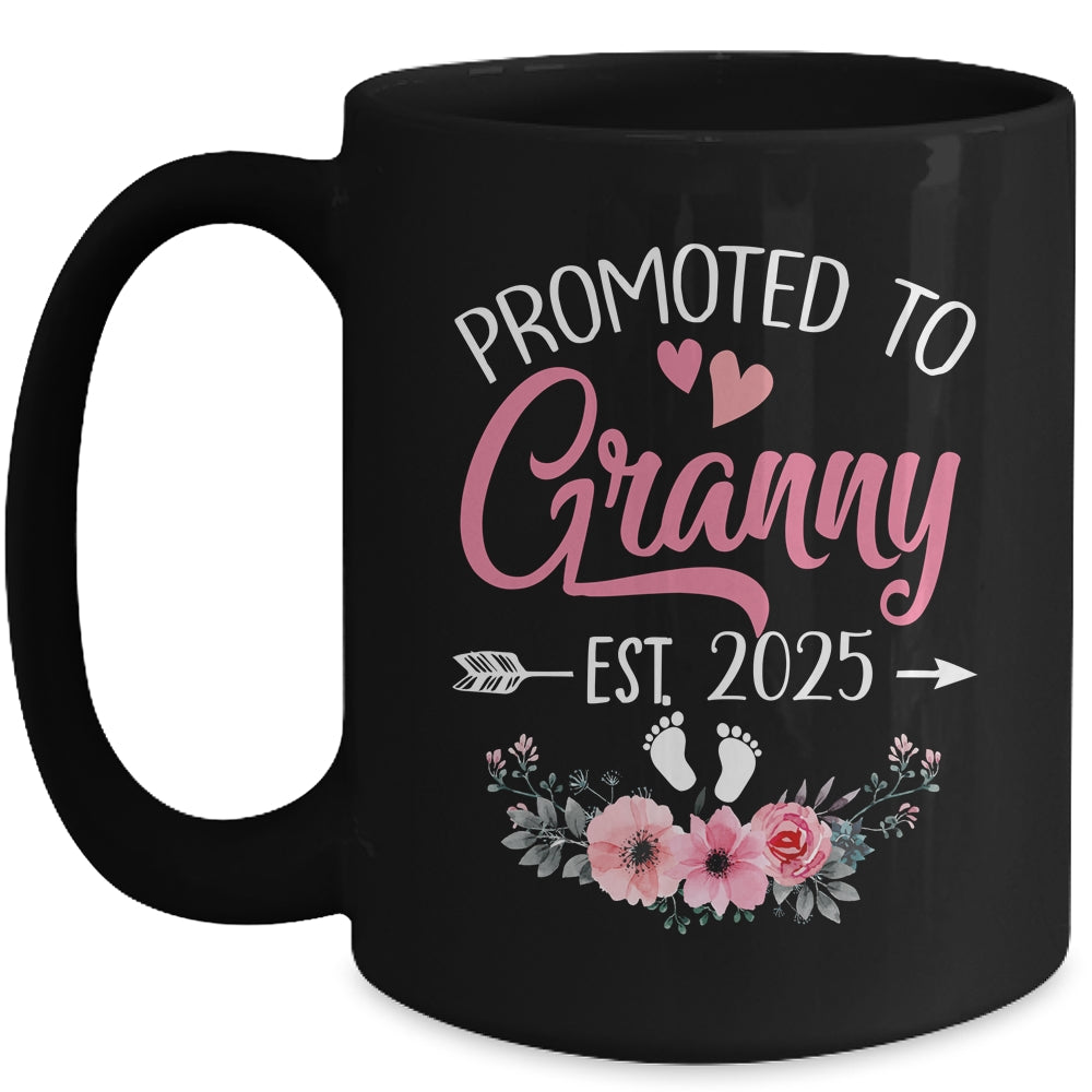 Promoted To Granny Est 2025 Mothers Day First Time Mug | siriusteestore