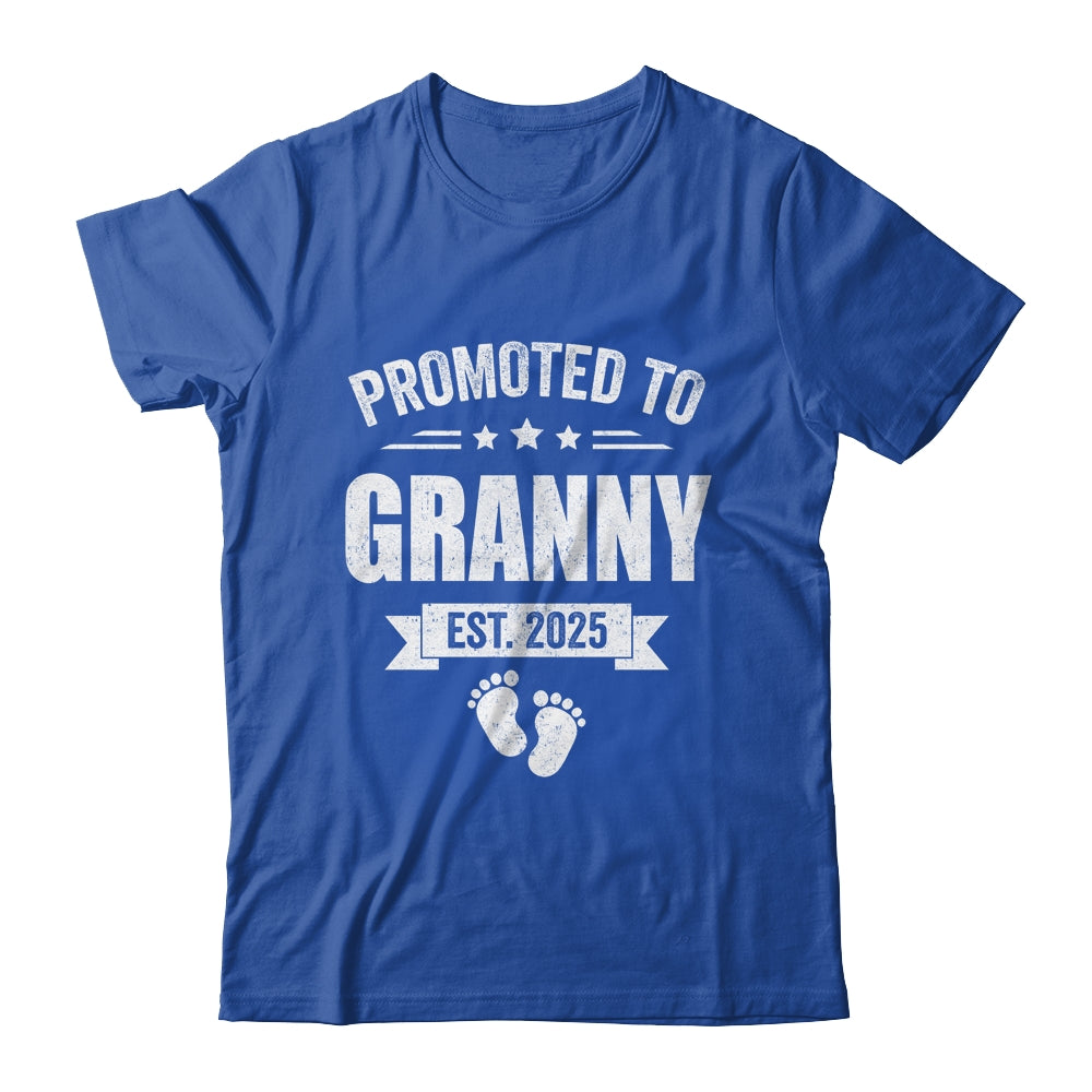 Promoted To Granny Est 2025 Mothers Day First Time New Shirt & Tank Top | siriusteestore