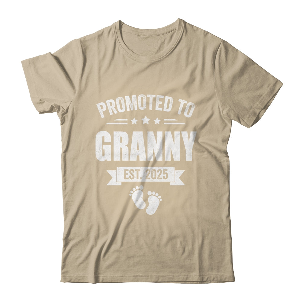 Promoted To Granny Est 2025 Mothers Day First Time New Shirt & Tank Top | siriusteestore