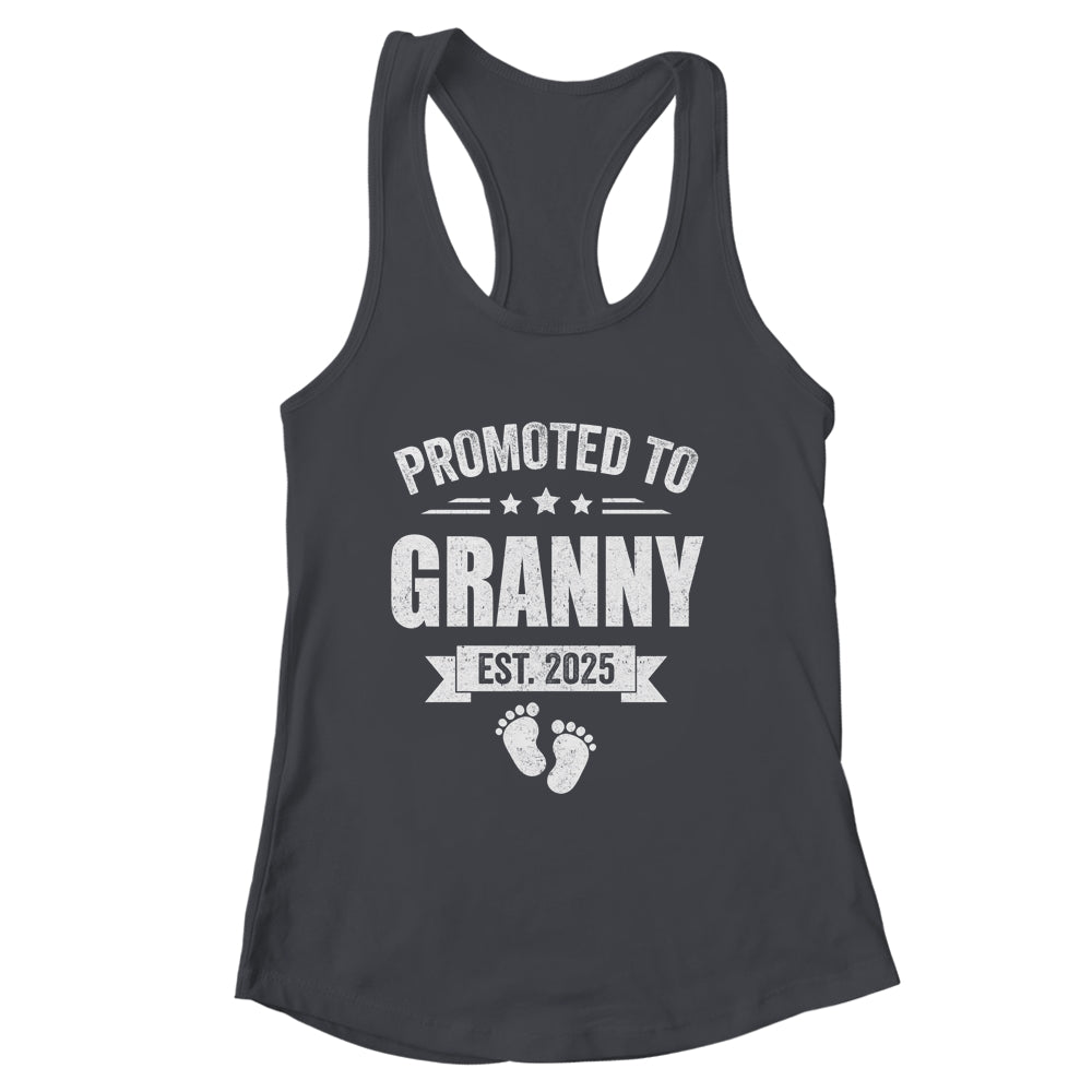 Promoted To Granny Est 2025 Mothers Day First Time New Shirt & Tank Top | siriusteestore