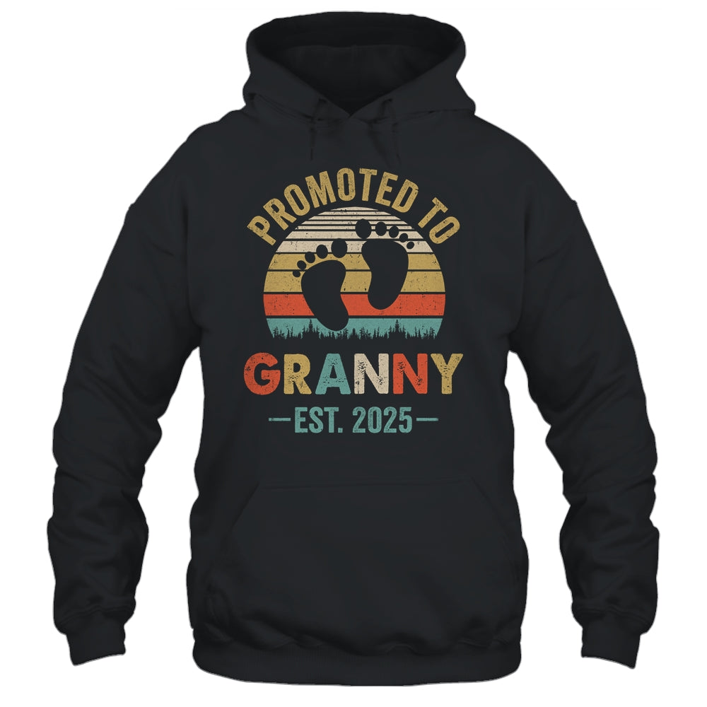 Promoted To Granny Est 2025 Mothers Day Vintage Shirt & Tank Top | siriusteestore