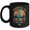 Promoted To Granny Est 2025 Retro First Time Granny Mug | siriusteestore