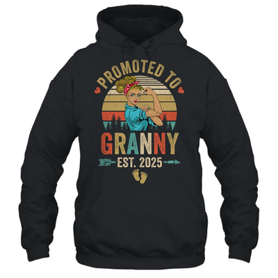 Promoted To Granny Est 2025 Retro First Time Granny Shirt & Tank Top | siriusteestore