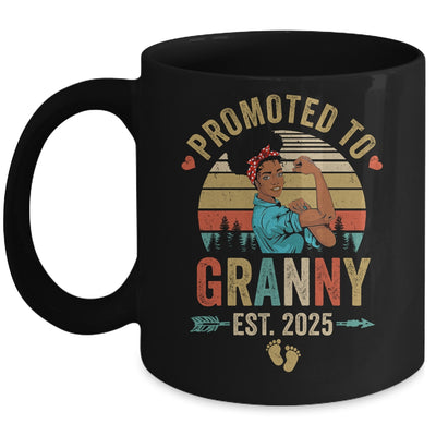Promoted To Granny Est 2025 Vintage First Time Granny Mug | siriusteestore
