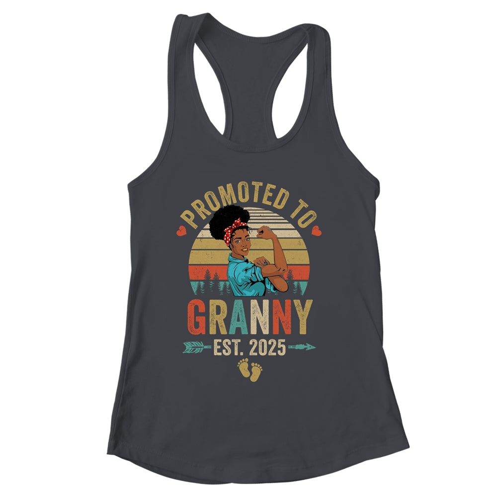 Promoted To Granny Est 2025 Vintage First Time Granny Shirt & Tank Top | siriusteestore