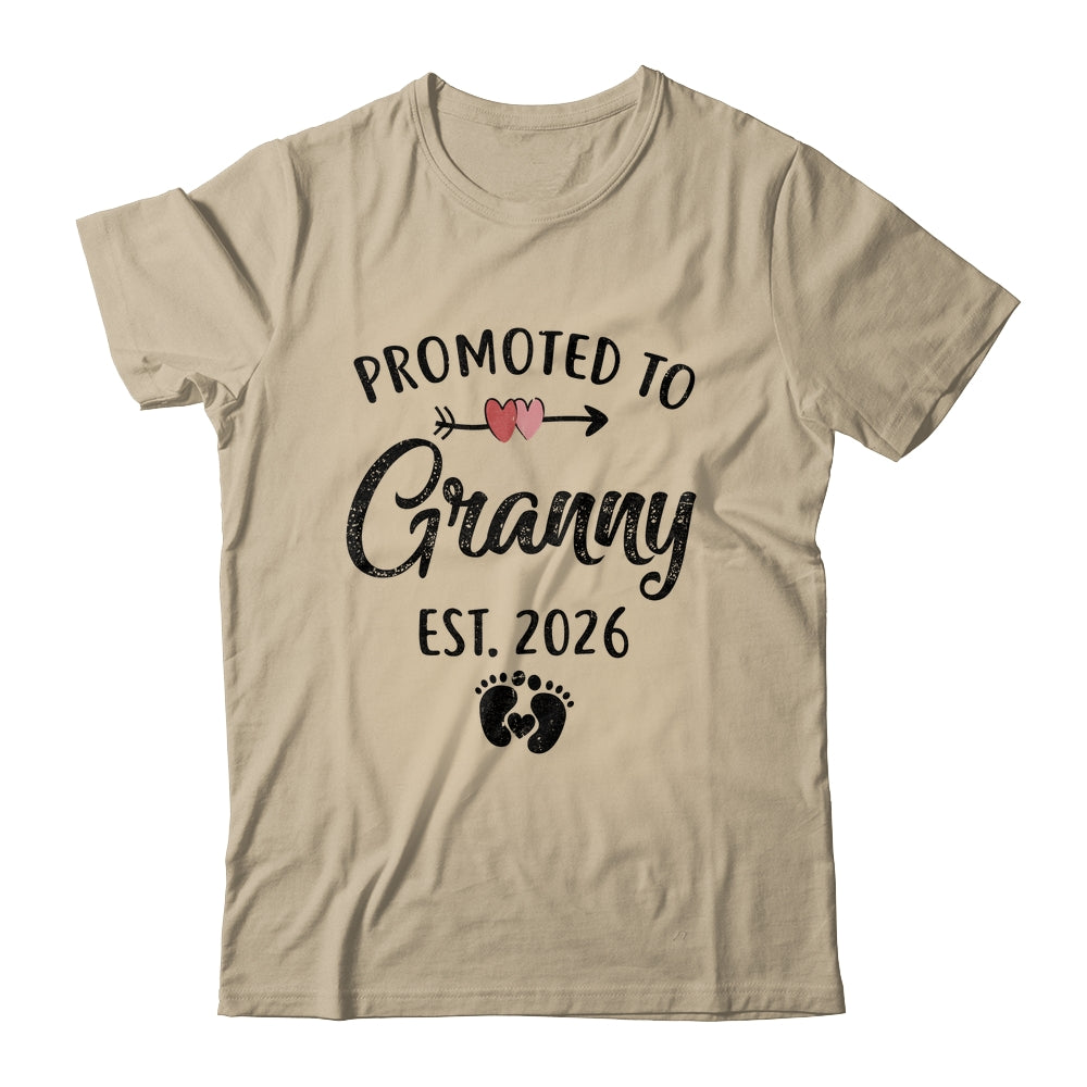 Promoted To Granny Est 2026 First Time Mothers Day Shirt & Hoodie | siriusteestore