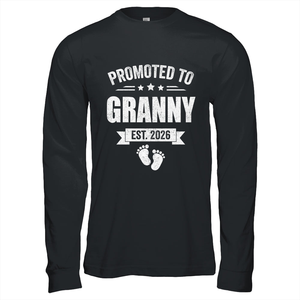 Promoted To Granny Est 2026 Mothers Day First Time New Shirt & Hoodie | siriusteestore